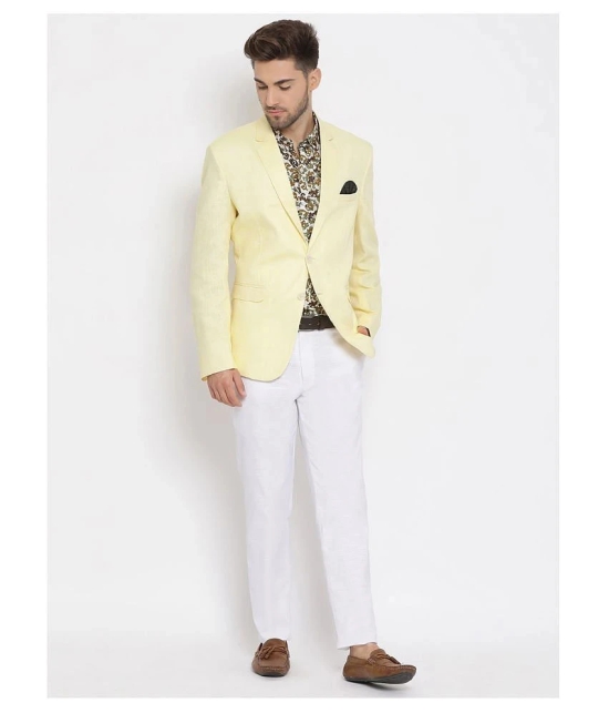 Hangup Yellow 3 Piece Suit - None