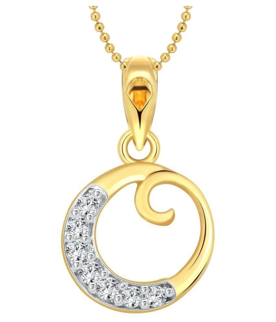 Vighnaharta Golden O Design Pendant