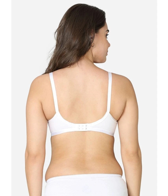 VStar - White Cotton Non Padded Womens Everyday Bra ( Pack of 1 ) - None