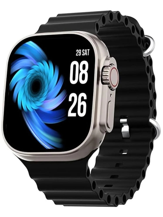 VERONIC Ultra Watch with HD Display, Calling Black Smart Watch