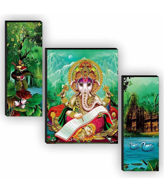 Saf ganesha religious modern art MDF Painting Without Frame