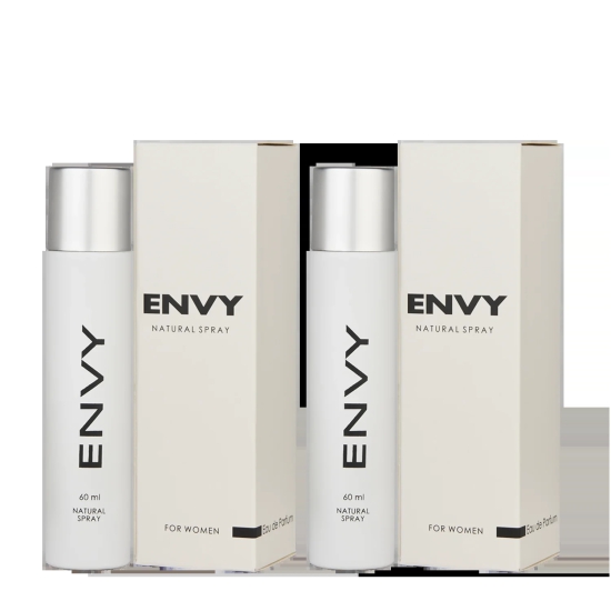 ENVY Natural Spray White Perfume Pack of 2 -120ml