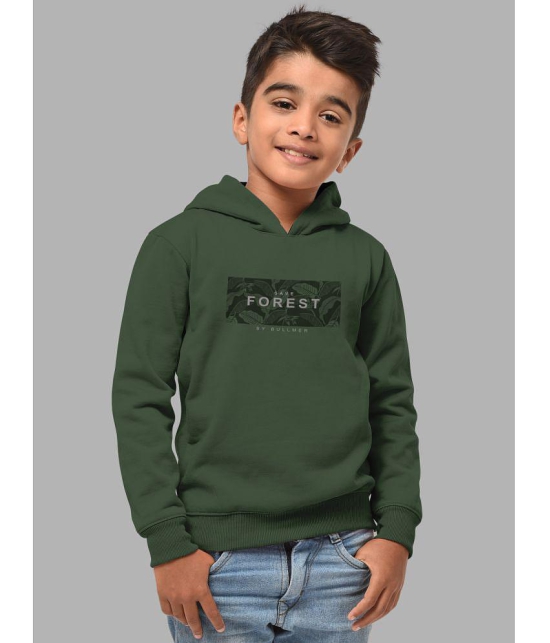 HELLCAT - Olive Cotton Blend Boys Sweatshirt ( Pack of 1 ) - None