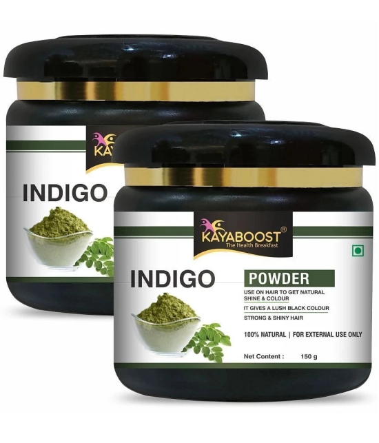 KAYABOOST Indigo Powder for black Hair (150 g), Pack of 2 (400 g)