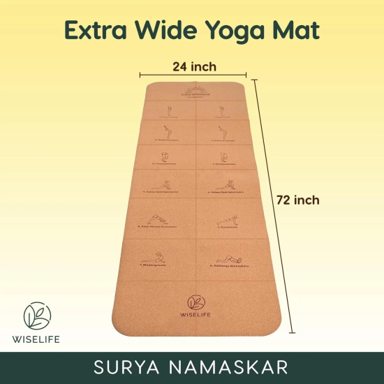 Foldable Cork Yoga Mat (1MM)