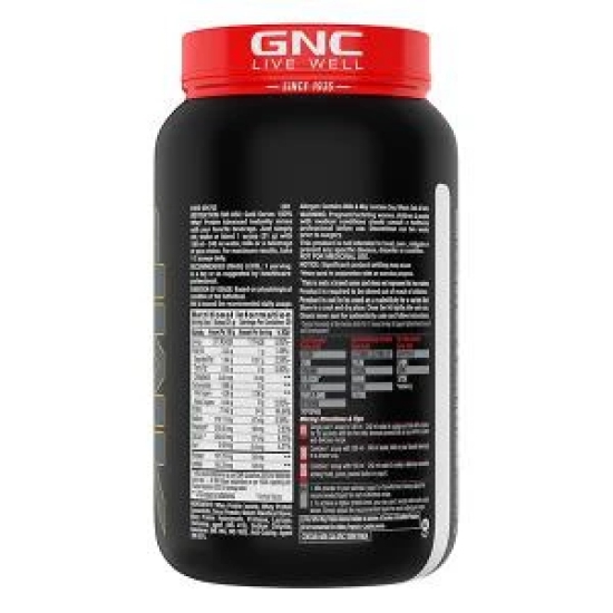 GNC AMP Gold 100% Whey Protein Advanced Double Rich Chocolate Powder 2 lbs