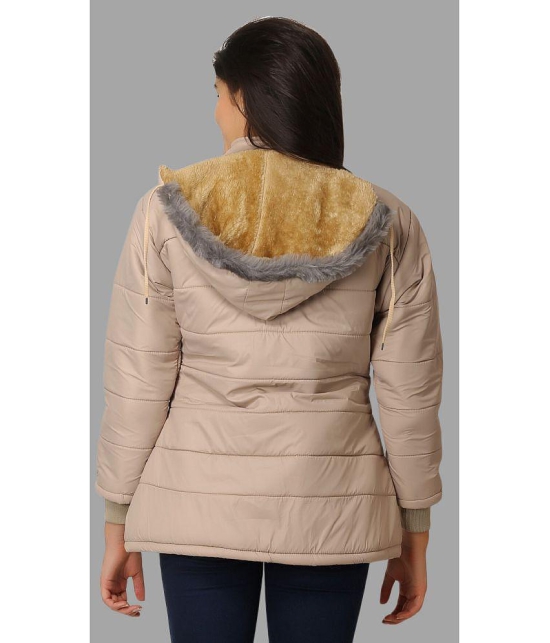 NUEVOSDAMAS - Polyester Blend Beige Hooded Jackets - None