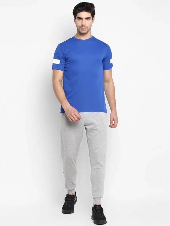 MENS POL SLV PT TEE-XXL / Blue