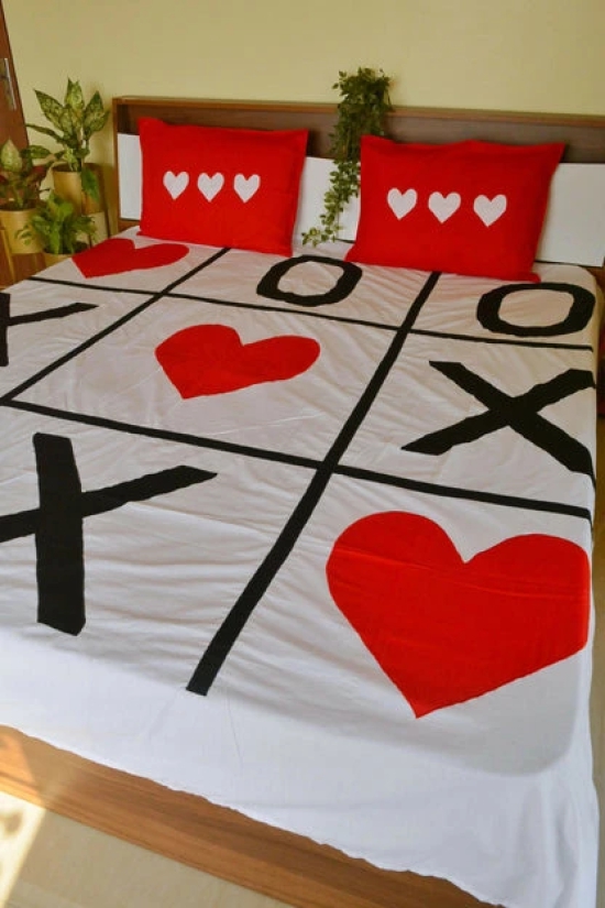 Tic-Tac-Toe Cotton Bedsheet