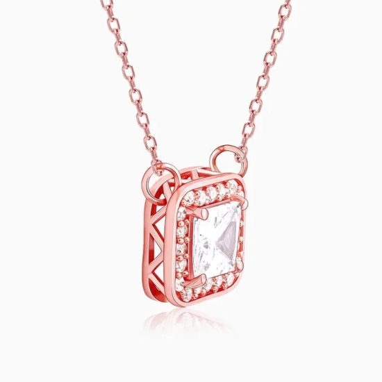 Rose Gold Love Square Mangalsutra