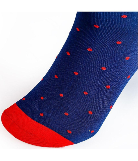 Man Arden - Navy Blue Cotton Men's Mid Length Socks ( Pack of 1 ) - Navy Blue