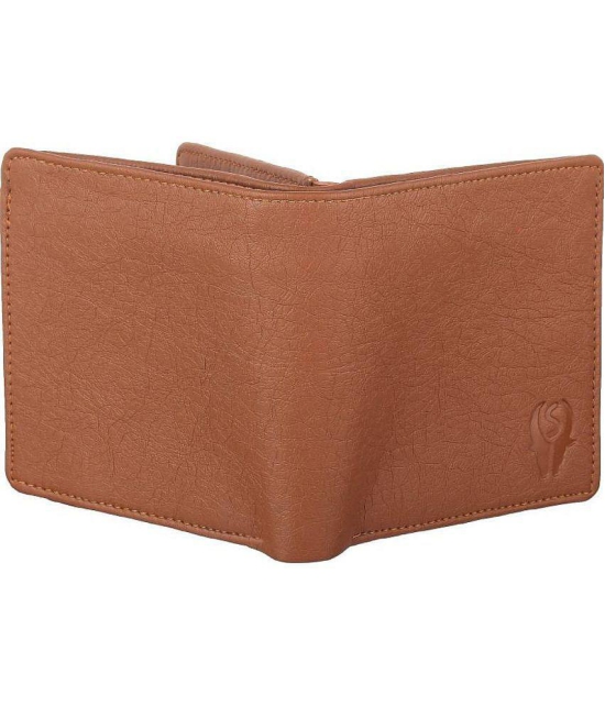 samtroh - PU TAN Men's Regular Wallet ( Pack of 1 ) - Tan