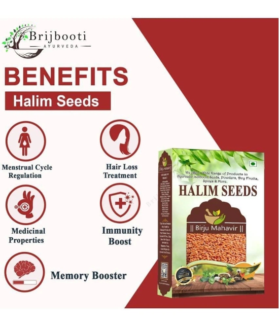 BrijBooti Organic Halim Seeds - 900 gm | Garden Cress Seeds | Immunity Booster Superfood