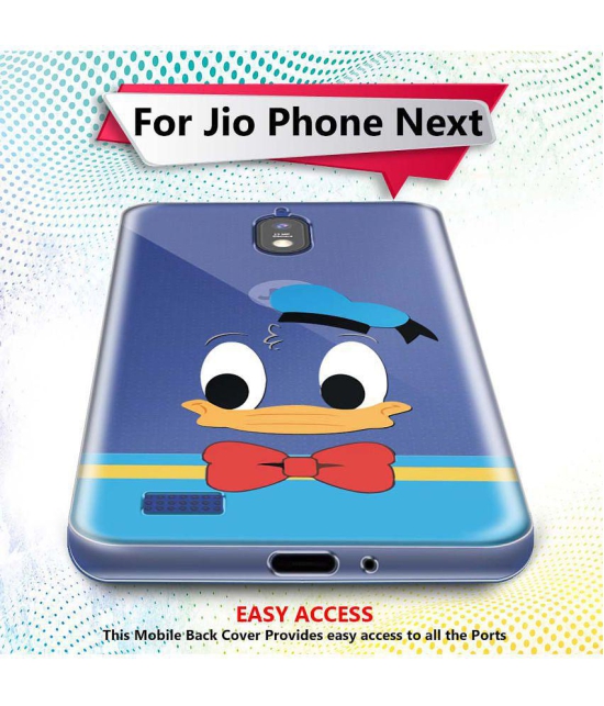 NBOX - Multicolor Silicon Printed Back Cover Compatible For Jio Phone Next ( Pack of 1 )