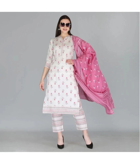 MAUKA - Pink Rayon Womens Straight Kurti ( Pack of 1 ) - None