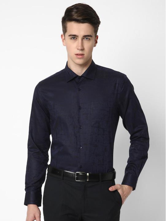 Spread Collar Premium Slim Fit Abstract Printed Formal Cotton Shirt