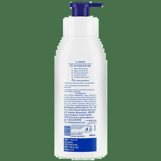 Nivea Express Hydration lotion, 400 ml