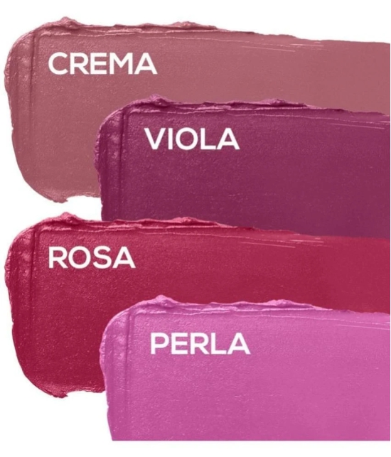 Renee Marble Creamy Matte Lipstick - Perla, Rich Payoff with High Color Pigment, Moisturizing, 4Gm