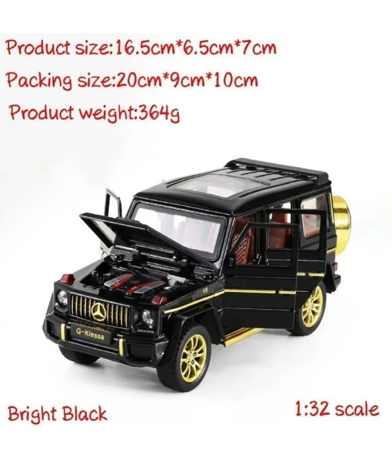 Alloy Metal Pull Back Die-cast Car Scale Model with Sound Light Mini Auto Toy for Kids Metal Model Toy Car with Sound and Lightã?MULTICOLORã?? (1.32- AMG G63 - MULTICOLOR) - Multicolor