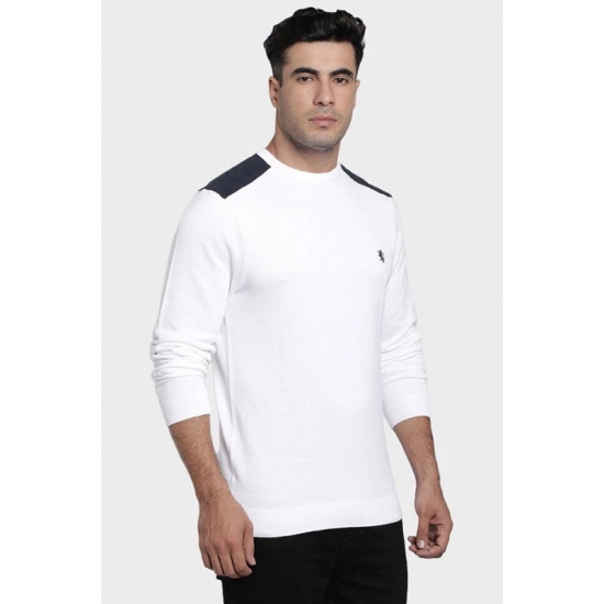 Mens White Sweater