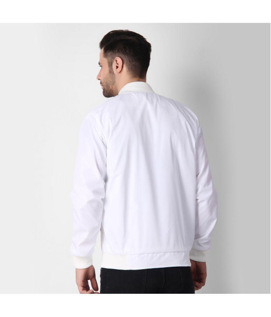 Forbro - White Nylon Regular Fit Mens Windcheater Jacket ( Pack of 1 ) - None