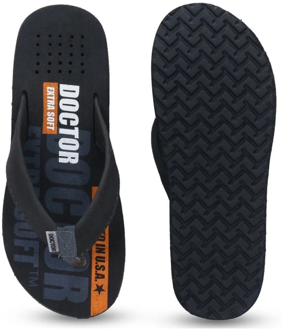 DOCTOR EXTRA SOFT - Gray Mens Thong Flip Flop - None