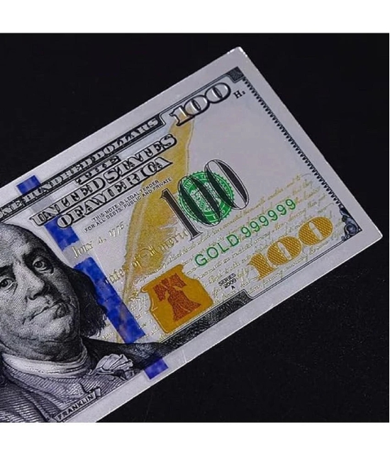 New Collection Fine Silver Plated Silver Foil USA 100 Dollars Bill Beautiful Gift & Collectible