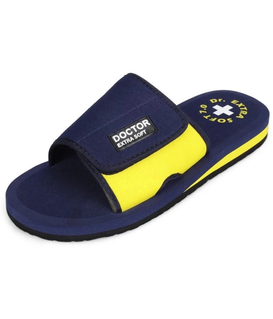 DOCTOR EXTRA SOFT - Navy  Synthetic Slide Flip flop - None