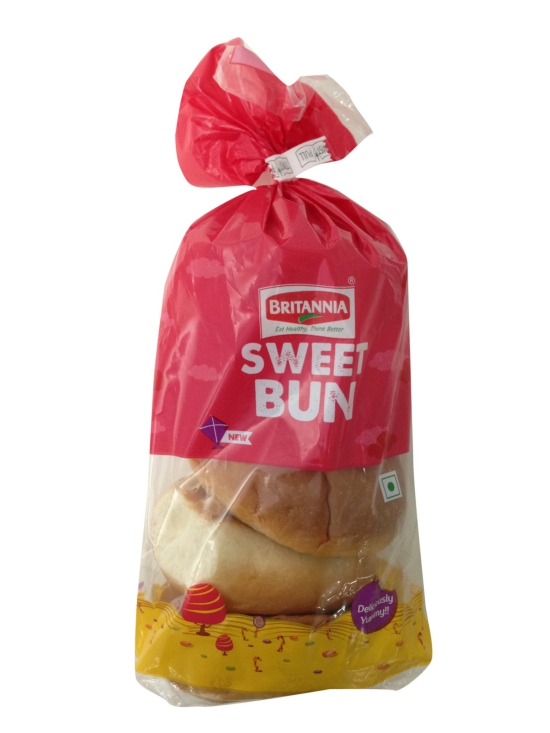 Britannia Sweet Bun 5 Pcs 250Gm