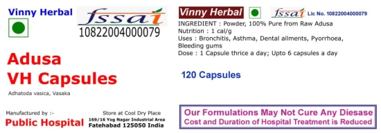 Giloy VH Herbal Supplement 500mg Capsules