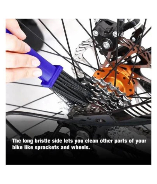 Motorcycle/Cycle Chain Cleaner Brush (Blue)