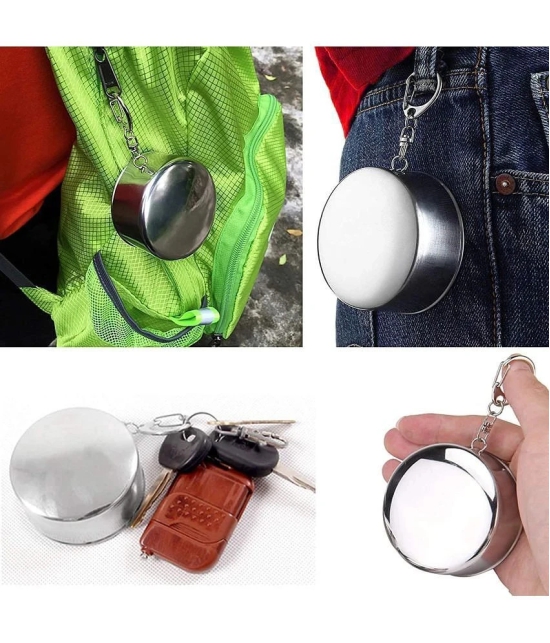 Keychain Multicolor Travel Collapsible Cup with Keychain - Multicolor