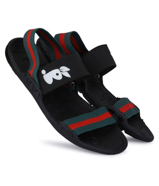 Buxton - Black  Men's Floater Sandals - None