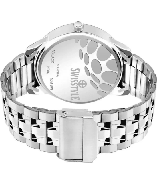 Swisstyle Silver Metal Analog Mens Watch