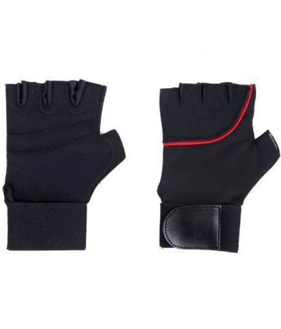 EmmEmm - Half Fingers Neoprene Riding Gloves ( Pair of 1 ) - Freesize