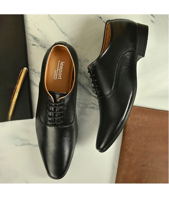 Leeport - Black Mens Formal Shoes - None