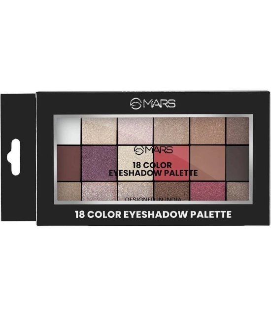 MARS 30 Shades Ultra Pigmented Fantasy Powder Shimmery Eyeshadow Palette (Shade-EP22-01), Multicolor