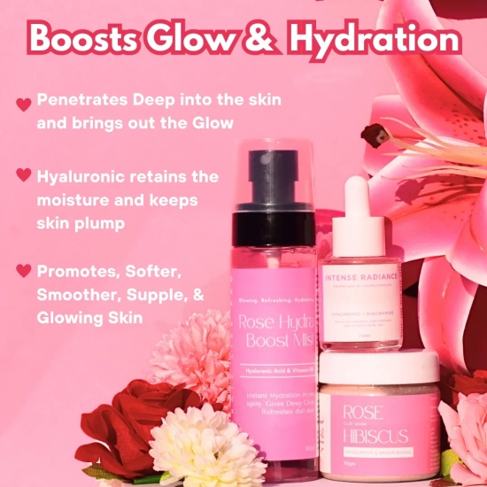 Rose Hydra Glow booster kit (Pack of 3)