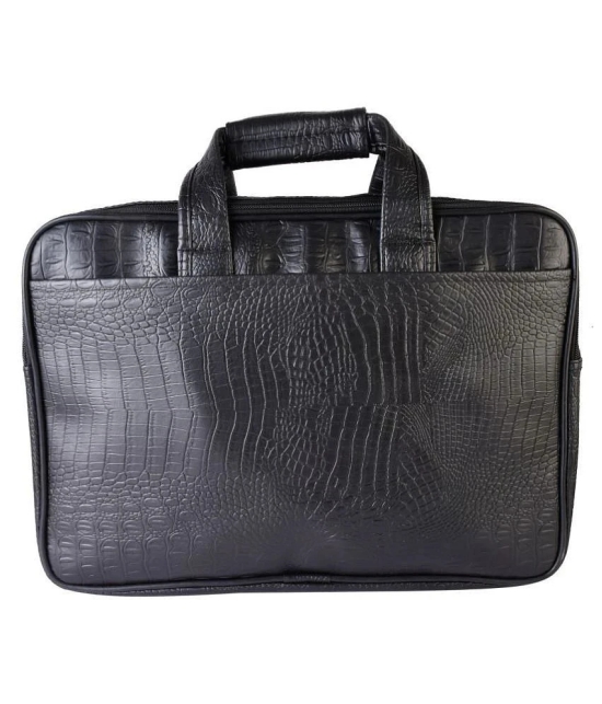 Da Tasche na Black Leather Office Messenger Bag