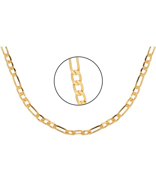 AanyaCentric 28inches Long Gold Plated Fashion Chain - None