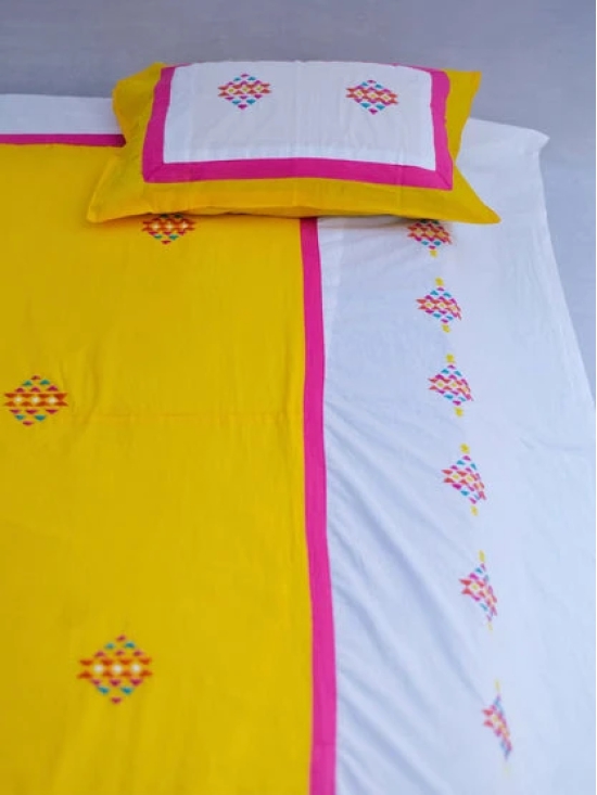 Barfi Embroidered Bedsheet