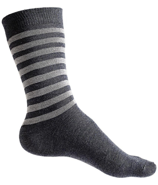 Texlon - Multicolor Woollen Men's Mid Length Socks ( Pack of 5 ) - Multicolor