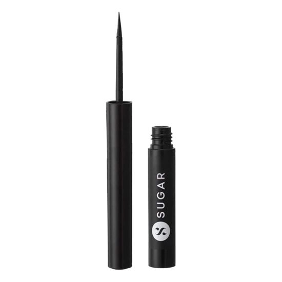 SUGAR Eye Warned You So! Double Matte Eyeliner - 01 Black Swan (1.7ml)-01 Black Swan / 1.7ml