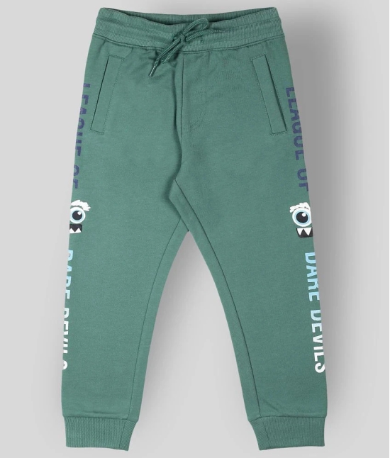 PLUM TREE - Green Cotton Boys Trackpant ( Pack of 1 ) - None