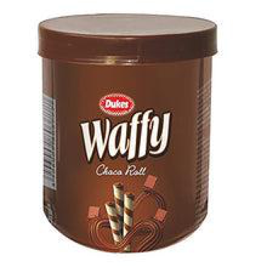 Dukes Waffy Rolls Jar  Chocolate 250 G