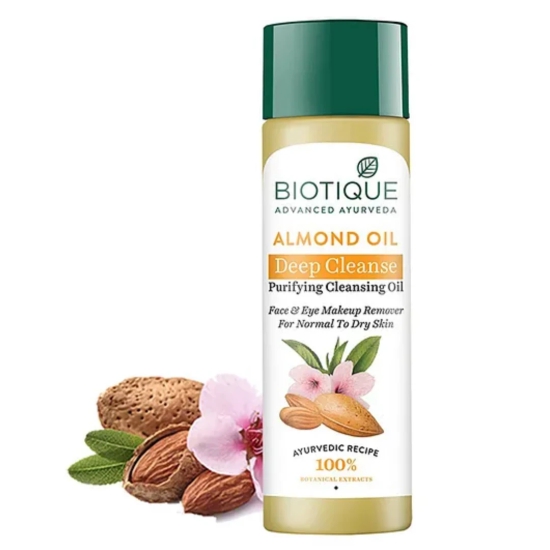 Biotique Almond Oil Deep Cleanse Purifying Cleansing Oil 120ml