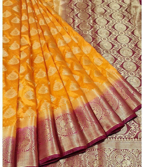 fab woven - Multicolour Silk Saree With Blouse Piece ( ) - Multicolour