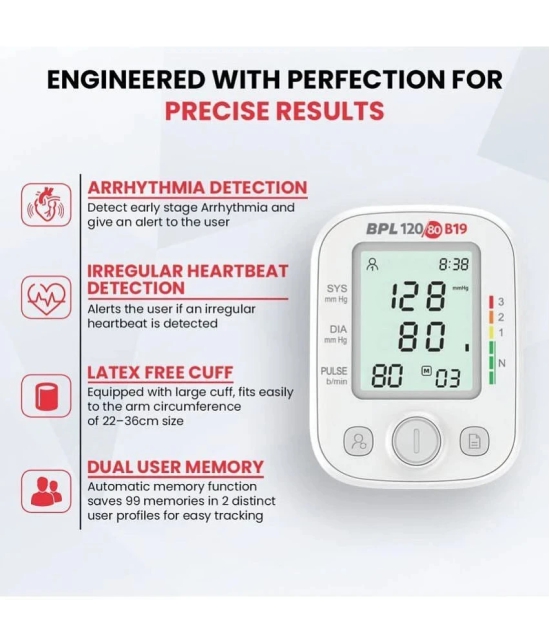 BPL Medical Technologies BPL 120/80 B19 Digital Blood Pressure Monitor