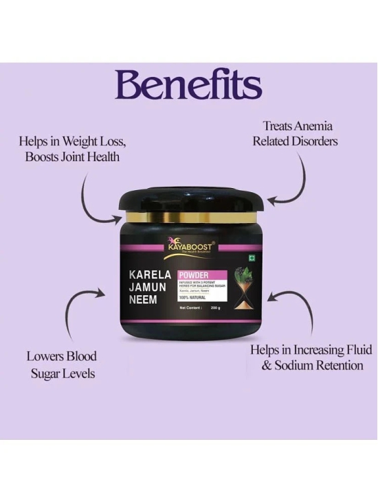 KAYABOOST Neem, Karela, Jamun Powder 400 gm