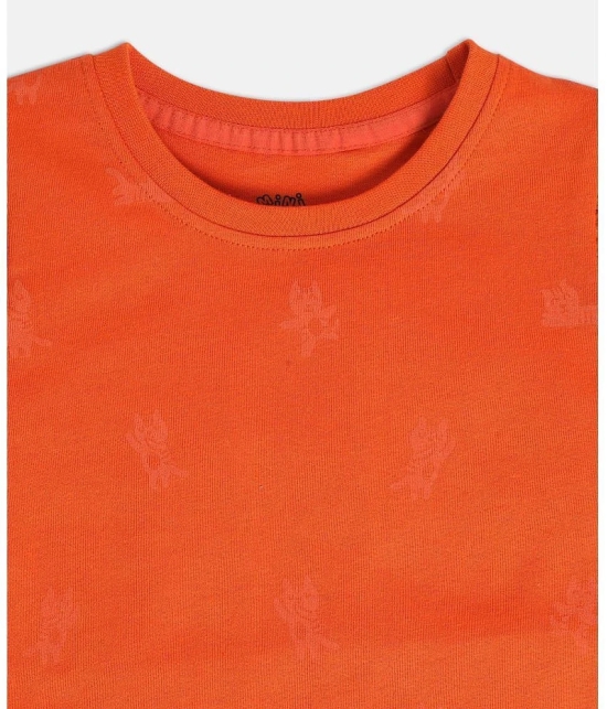 MINI KLUB Orange Cotton Baby Girl Top & Trouser ( Pack of 1 ) - None